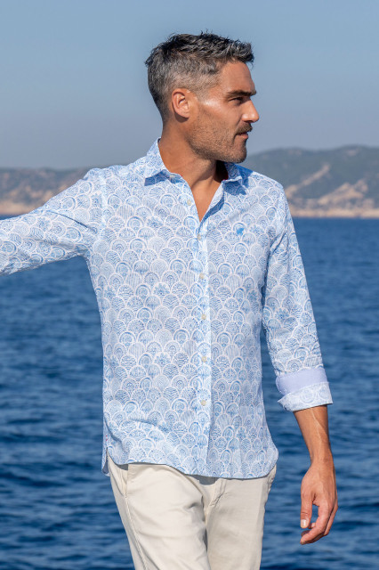 Chemise Azulejo Lin