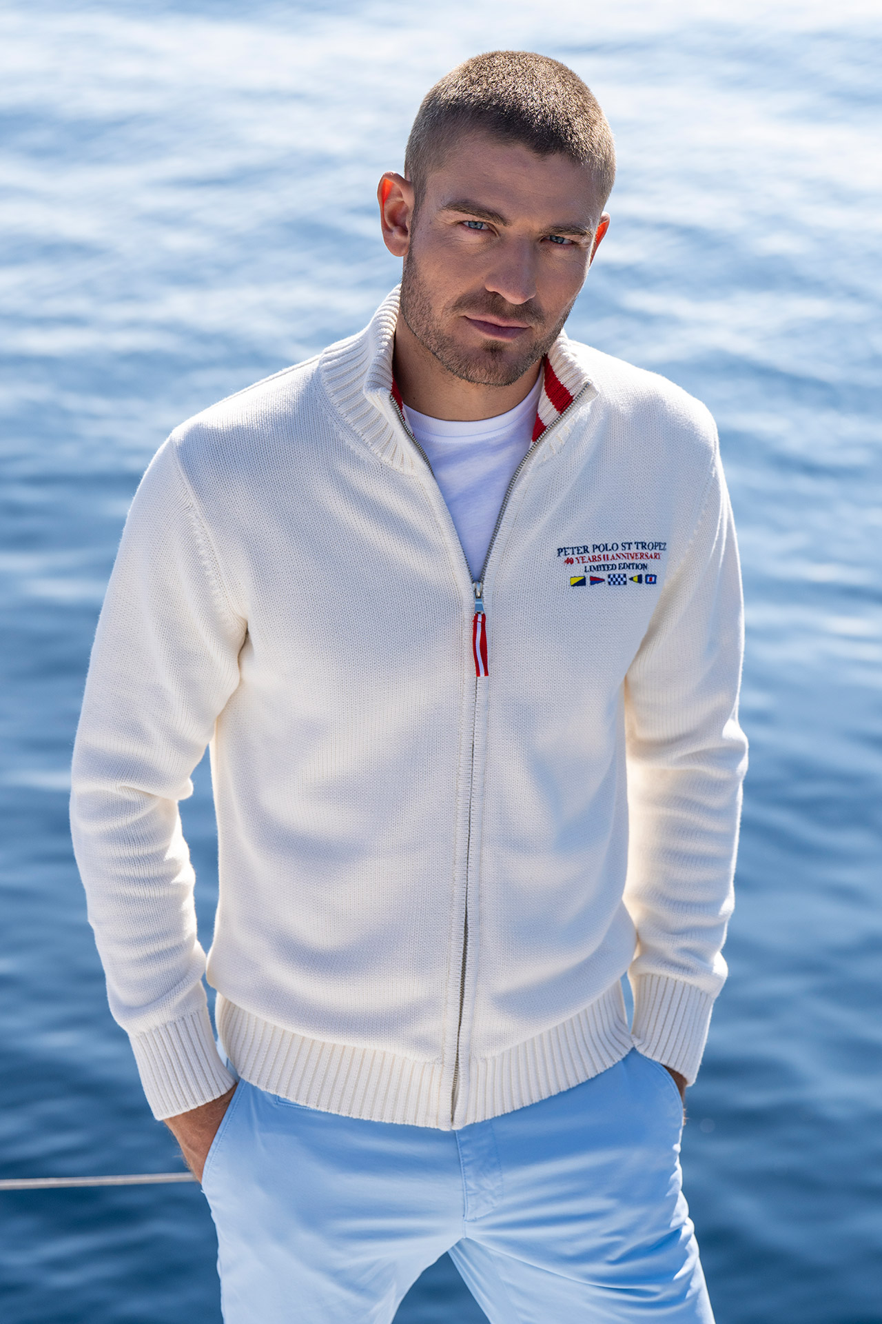 Gilet Barco Ecru