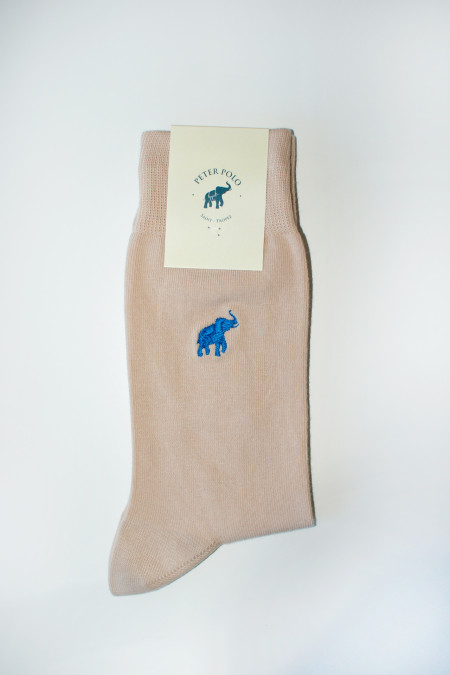 Chaussettes Peter Beige