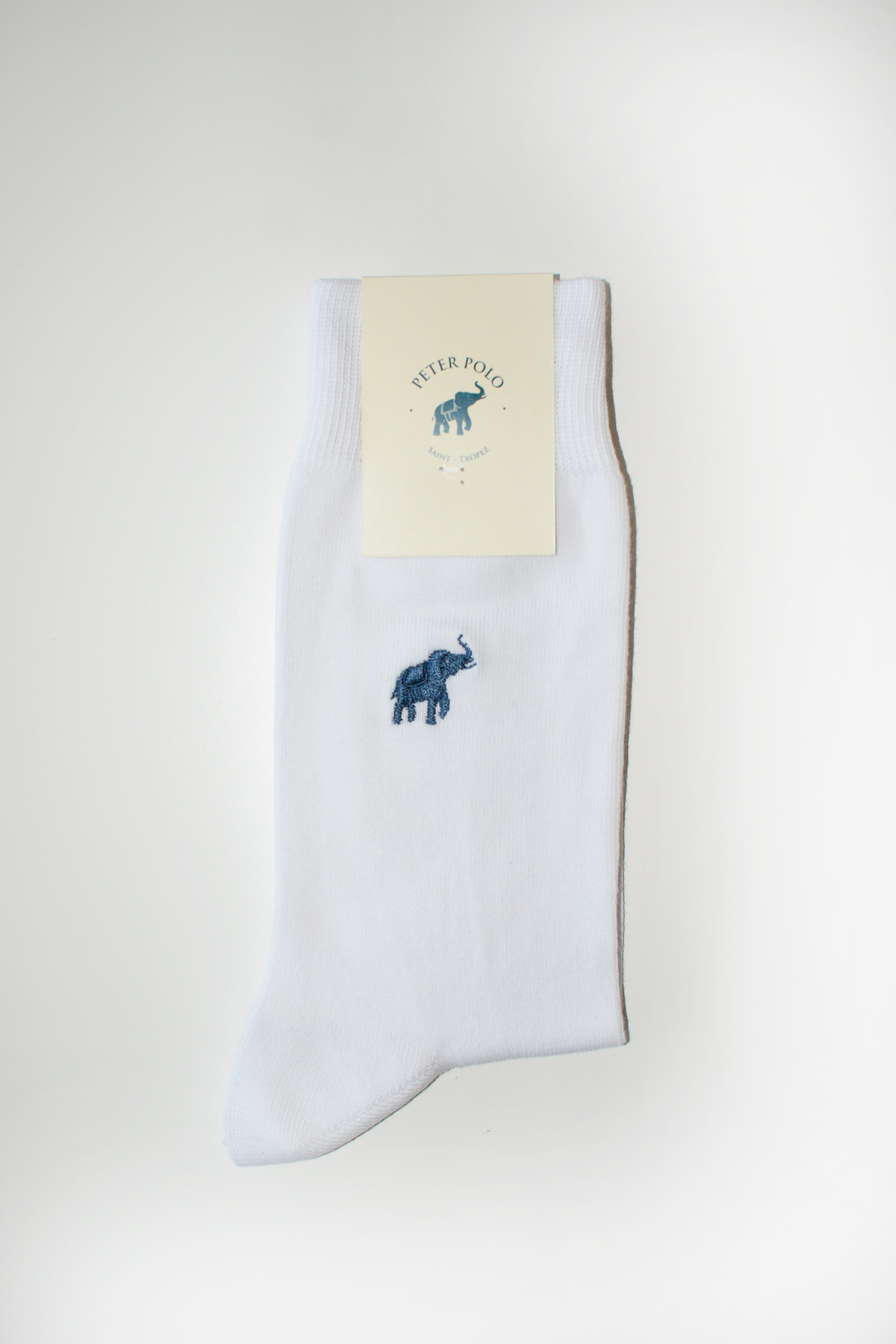 Chaussettes Peter Blanc