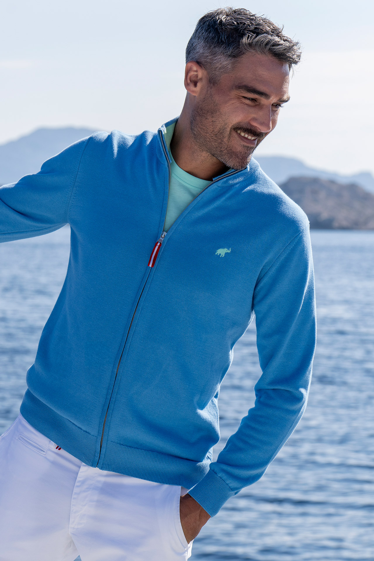 Gilet Bold Azur