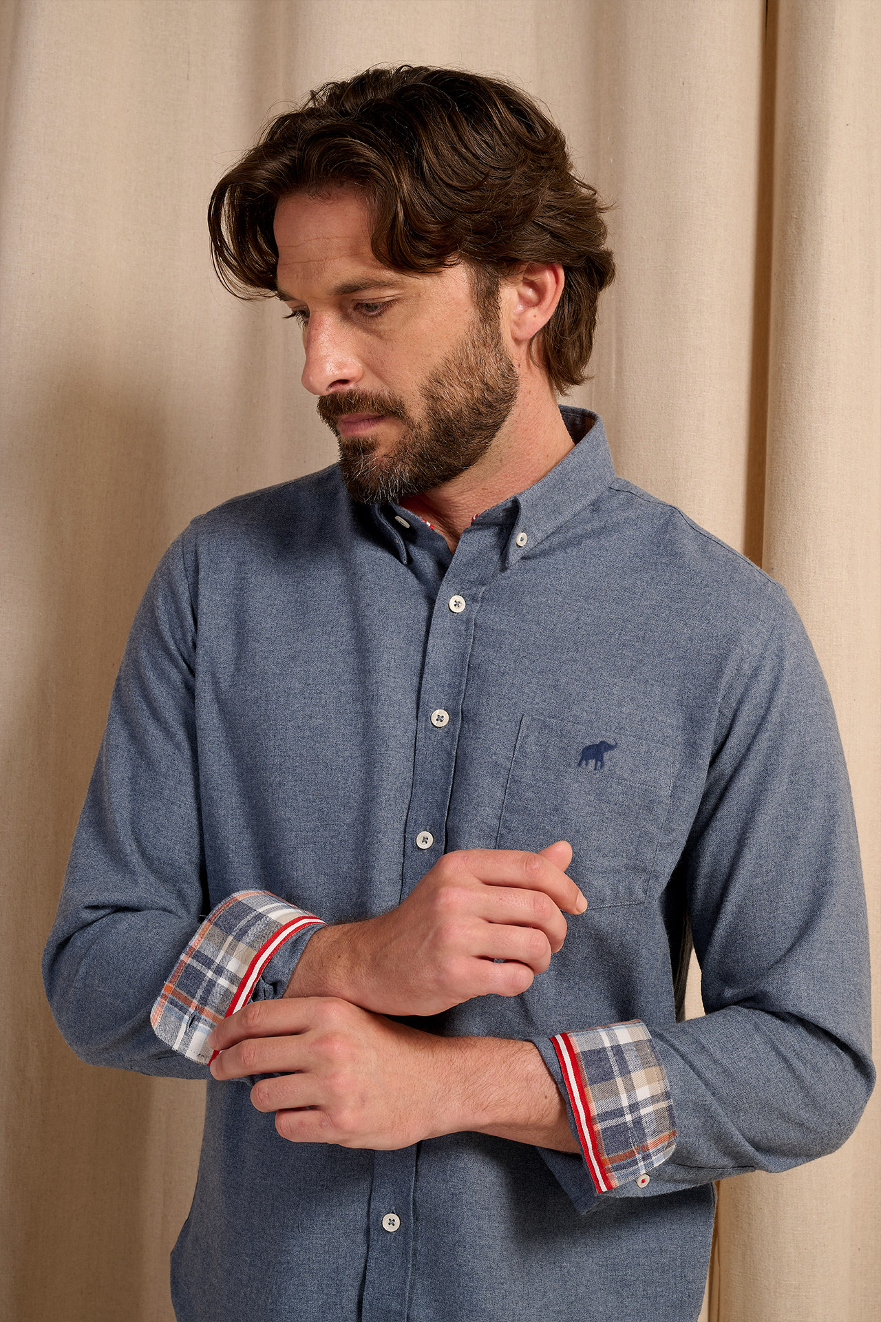 Chemise Giorno Ardoise