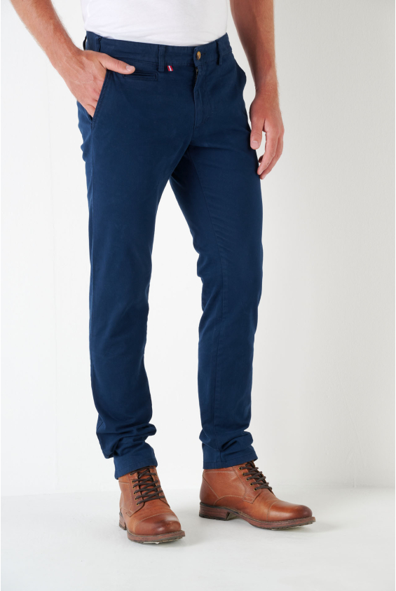 Pantalon Chino Galen Marine Chinos Homme Peter Polo