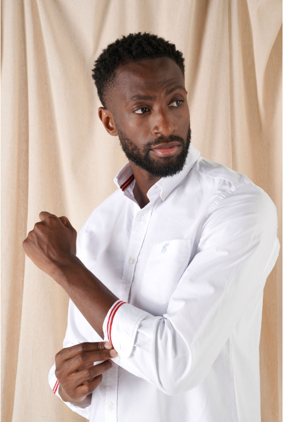 Chemise Oxford Blanc Oxo Chemises Homme Peter Polo