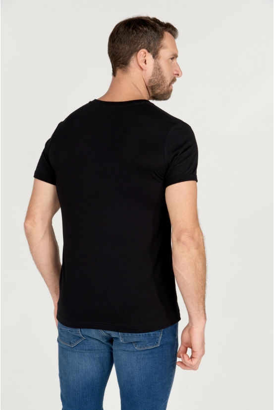 T-shirt Noir Jules - T-shirt Homme - Peter Polo