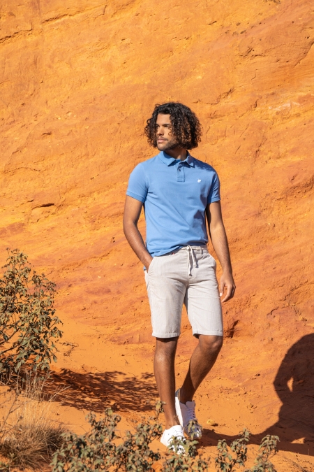 Polo Lover essentiel BLEUET