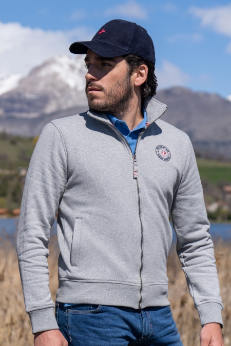 Gilet Moklo Gris Clair Chiné