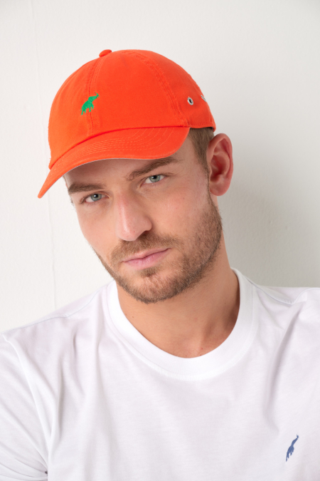 Casquette Petit Éléphant Orange