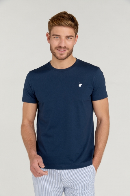 T-shirt New-Basic MARINE