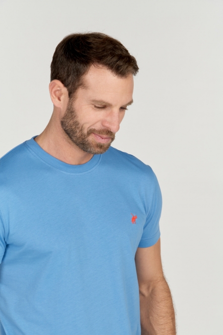 T-shirt New-Basic BLEUET