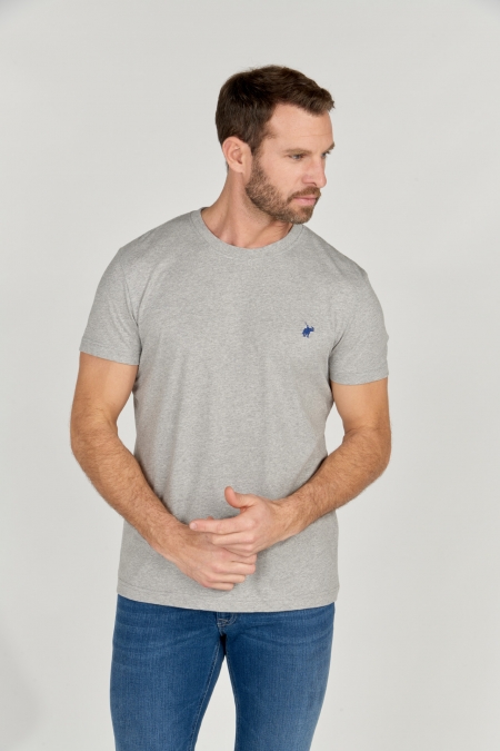 T-shirt New Basic GRIS CHINE