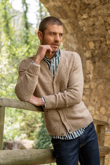 Gilet boutonné Nepsy Beige