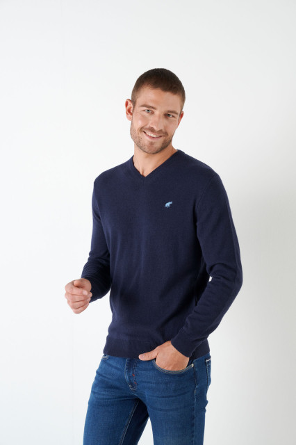 Navy Basil Sweater