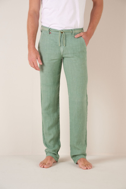 Pantalon lin Connor Sauge