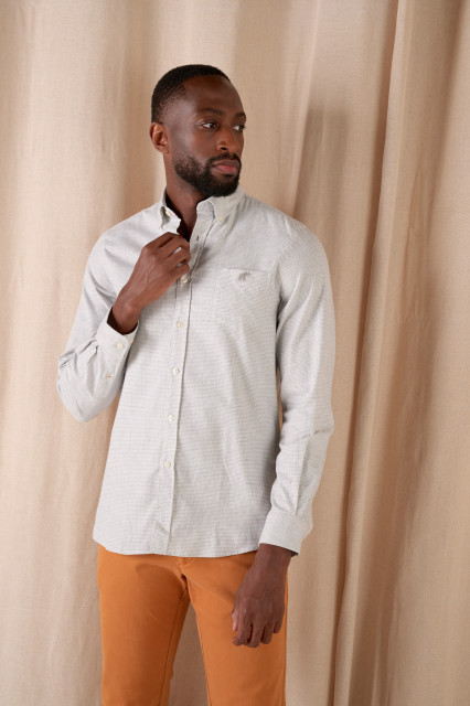 Chemise Megève Gris clair chiné