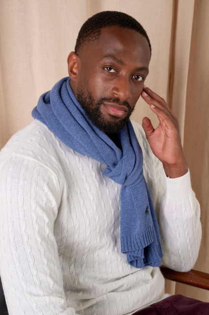 Slate Bilal Scarf