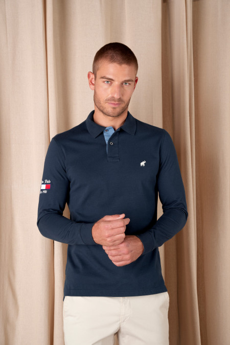 Navy Vincent Polo shirt