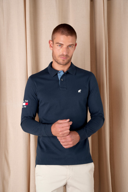Navy Vincent Polo shirt