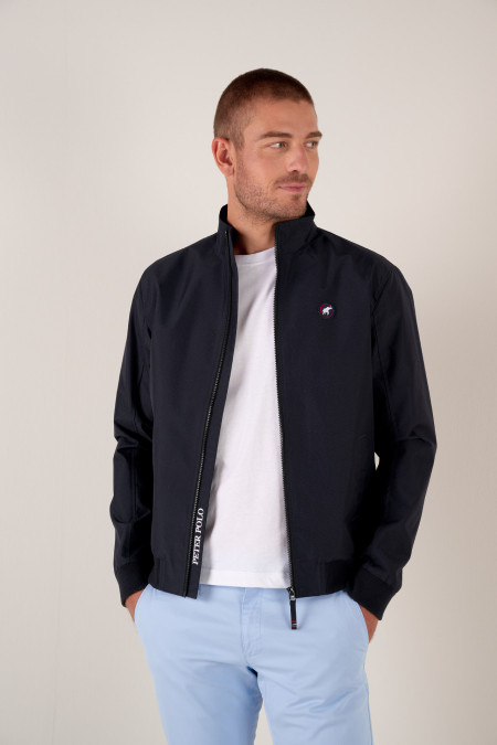 Navy Trip Jacket