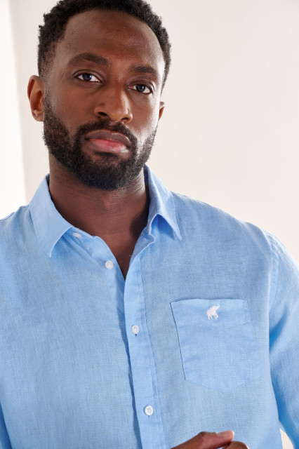 Linen Floral Shirt