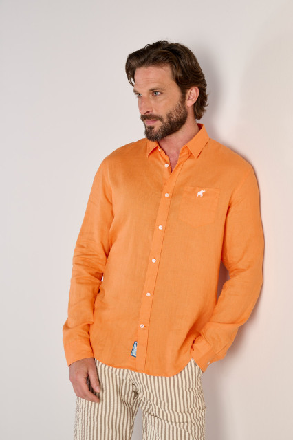 Chemise Floral Papaye
