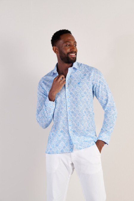 Linen Azulejo Shirt