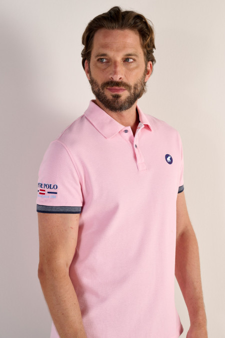 Pink Origen Polo Shirt