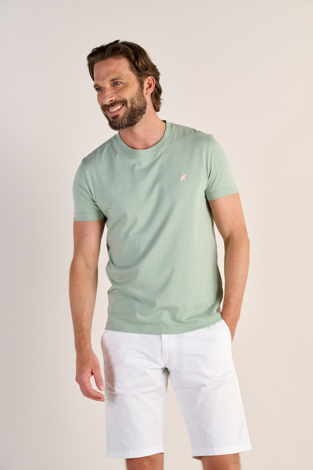 T-shirt New Basic Sauge