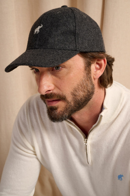 Casquette Flannel Gris fonce chine