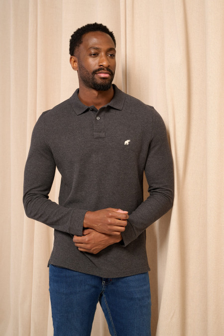 Polo Tom Gris Fonce Chine
