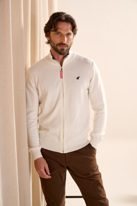 Gilet Bold Écru