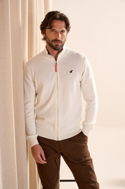 Gilet Bold Écru