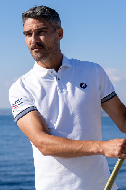White Origen Polo Shirt