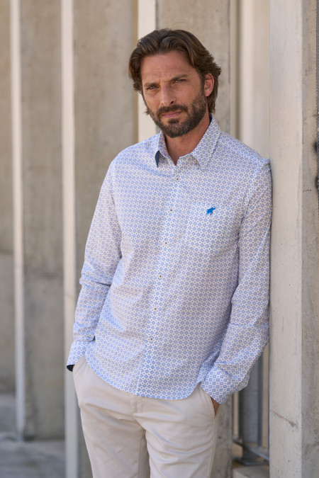 Chemise Prismo Écru