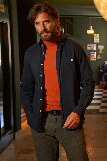 Chemise Lazaro Marine