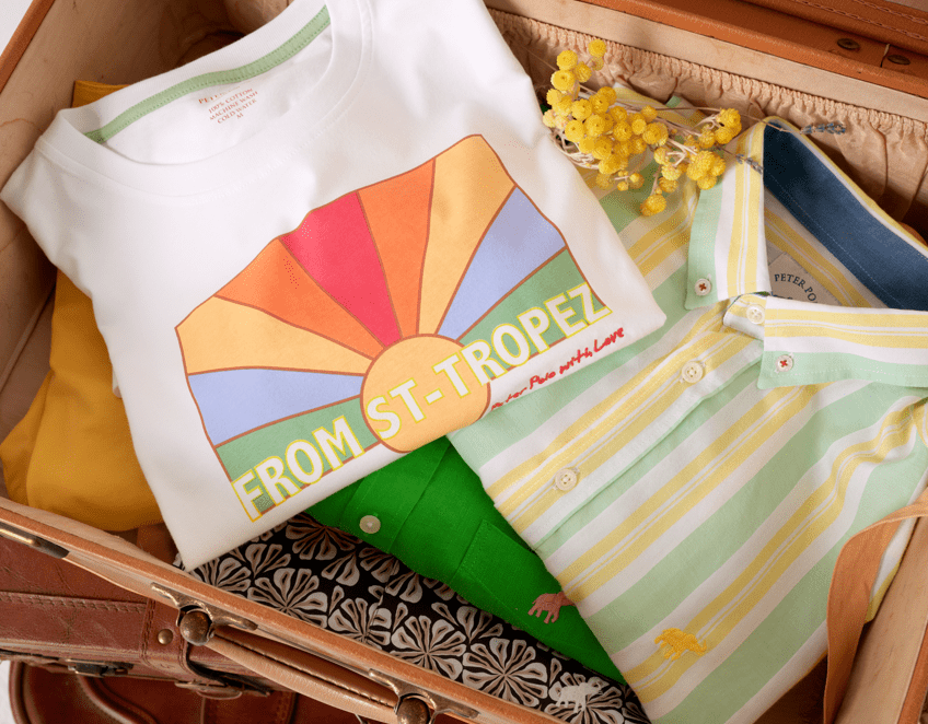 colorful man poloshirts